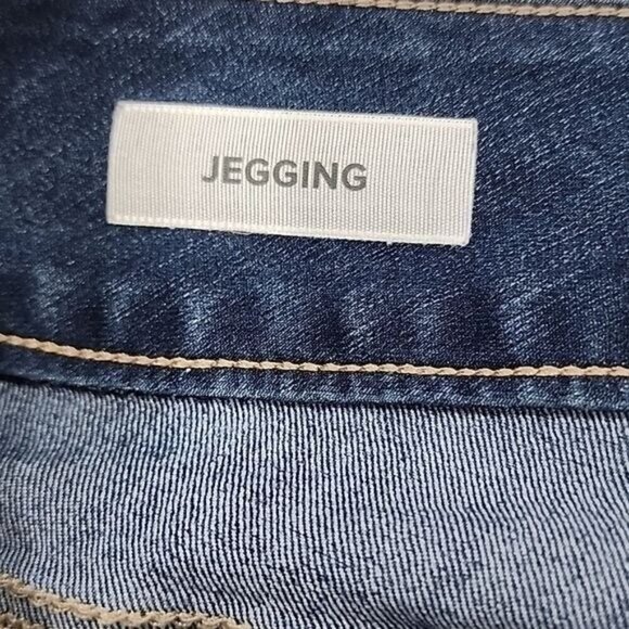 Torrid Jeans Jegging high rise Medium Wash distressing stretch Women's Tall 20T - Picture 7 of 9